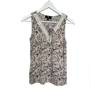 IZ Byer Floral Tank Top